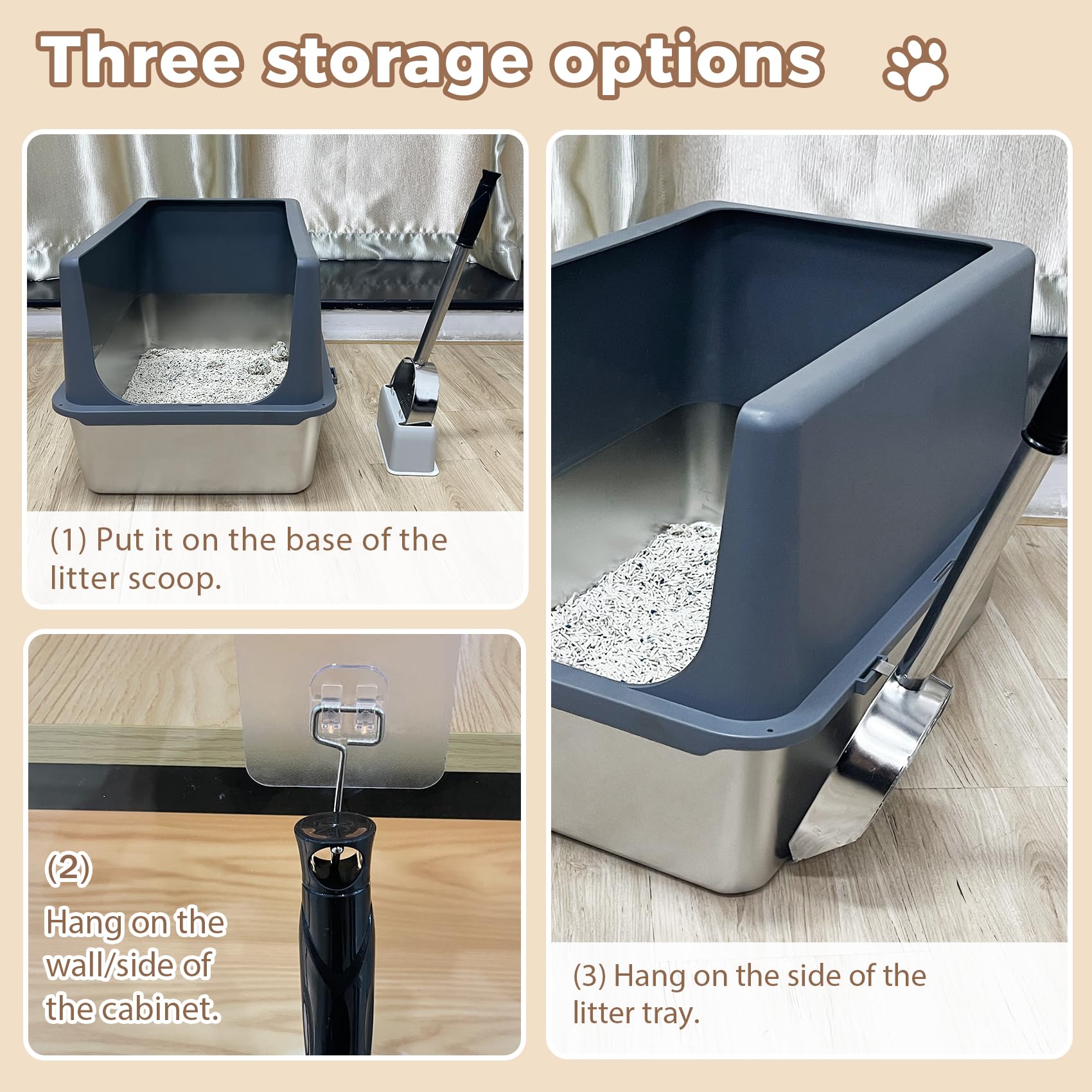 LIHOOOOM base holder offers stable, non-slip storage