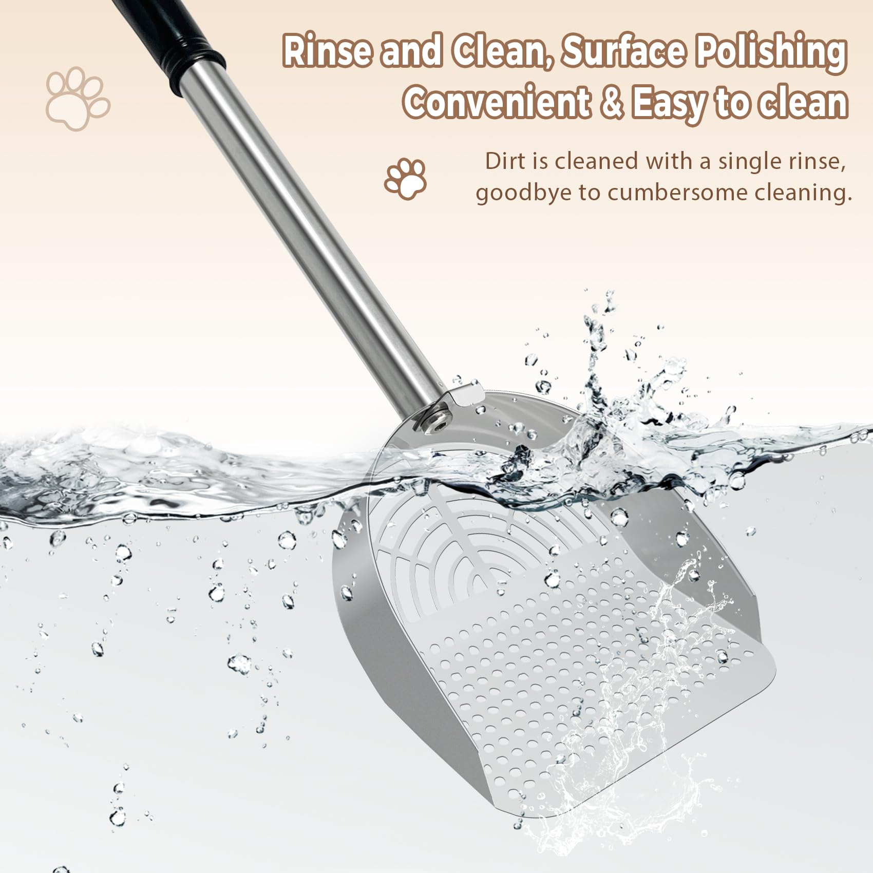LIHOOOOM slotted-hole design tackles larger clumps neatly