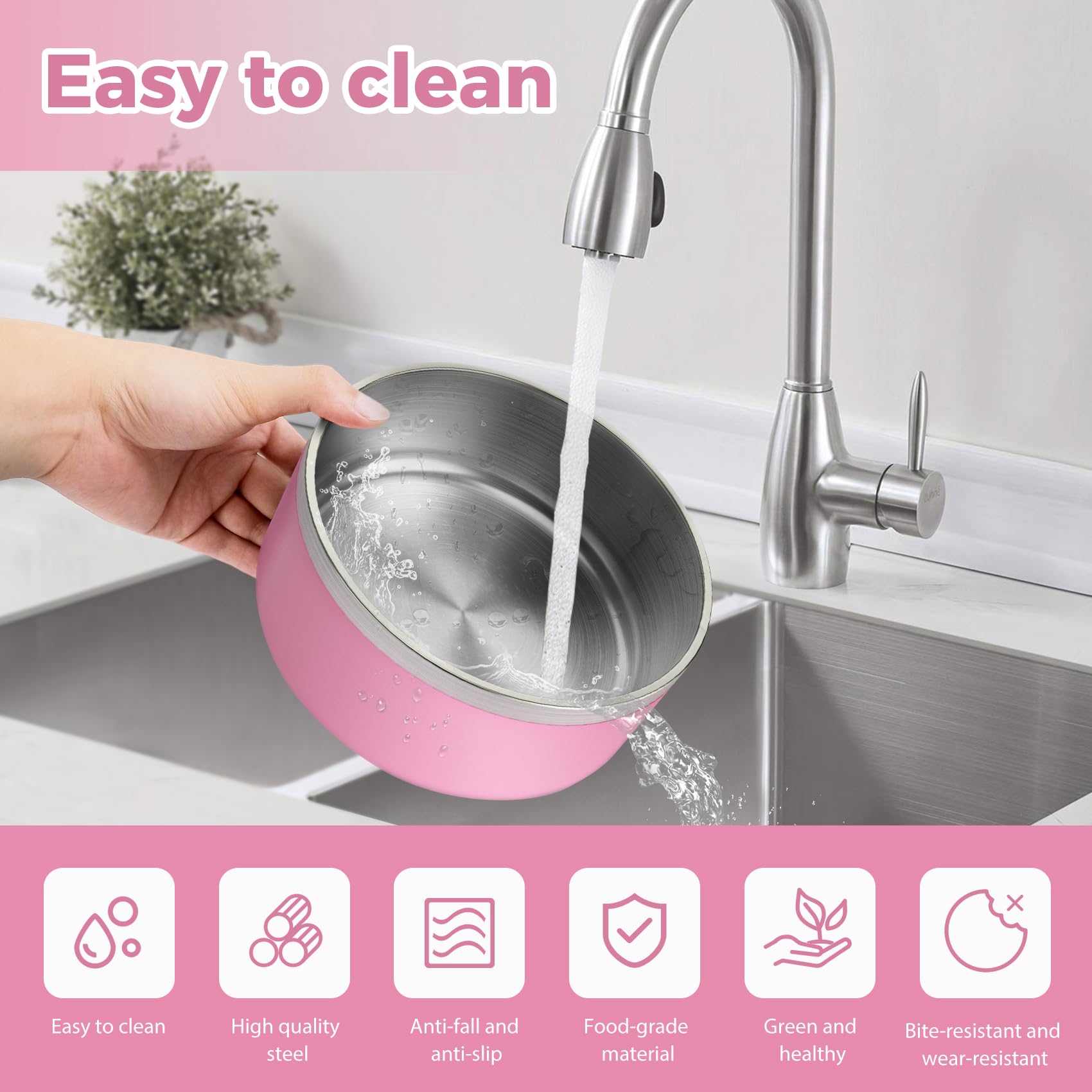 LIHOOOOM easy-clean design for quick washing after meals.