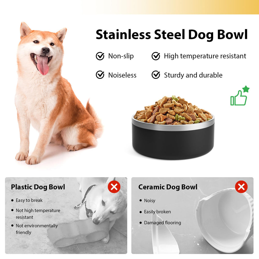 LIHOOOOM non-slip base prevents spills during mealtime.