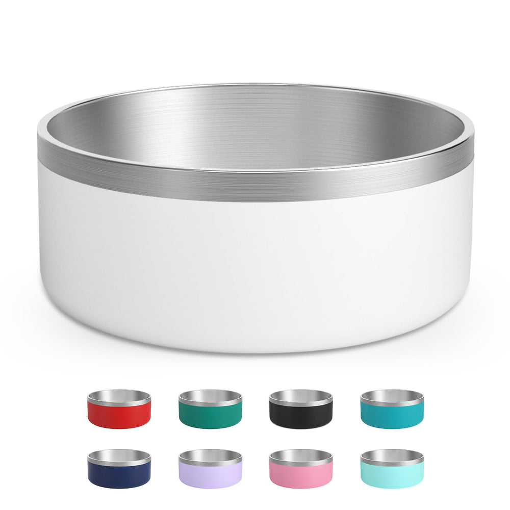 LIHOOOOM stainless steel dog bowl offers durable meals and easy cleaning