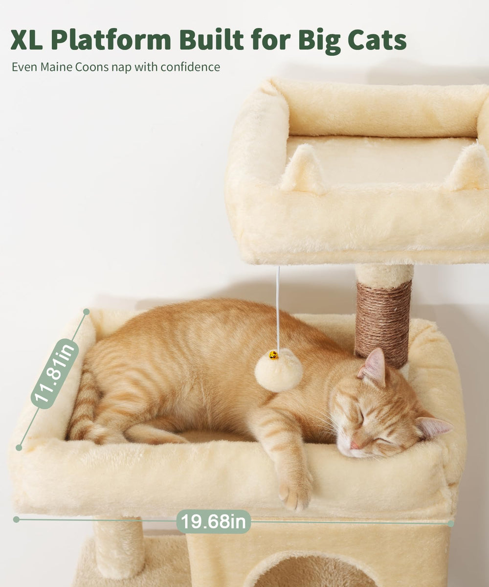 LIKISAK PMT02BW dual condos provide private retreat for cats