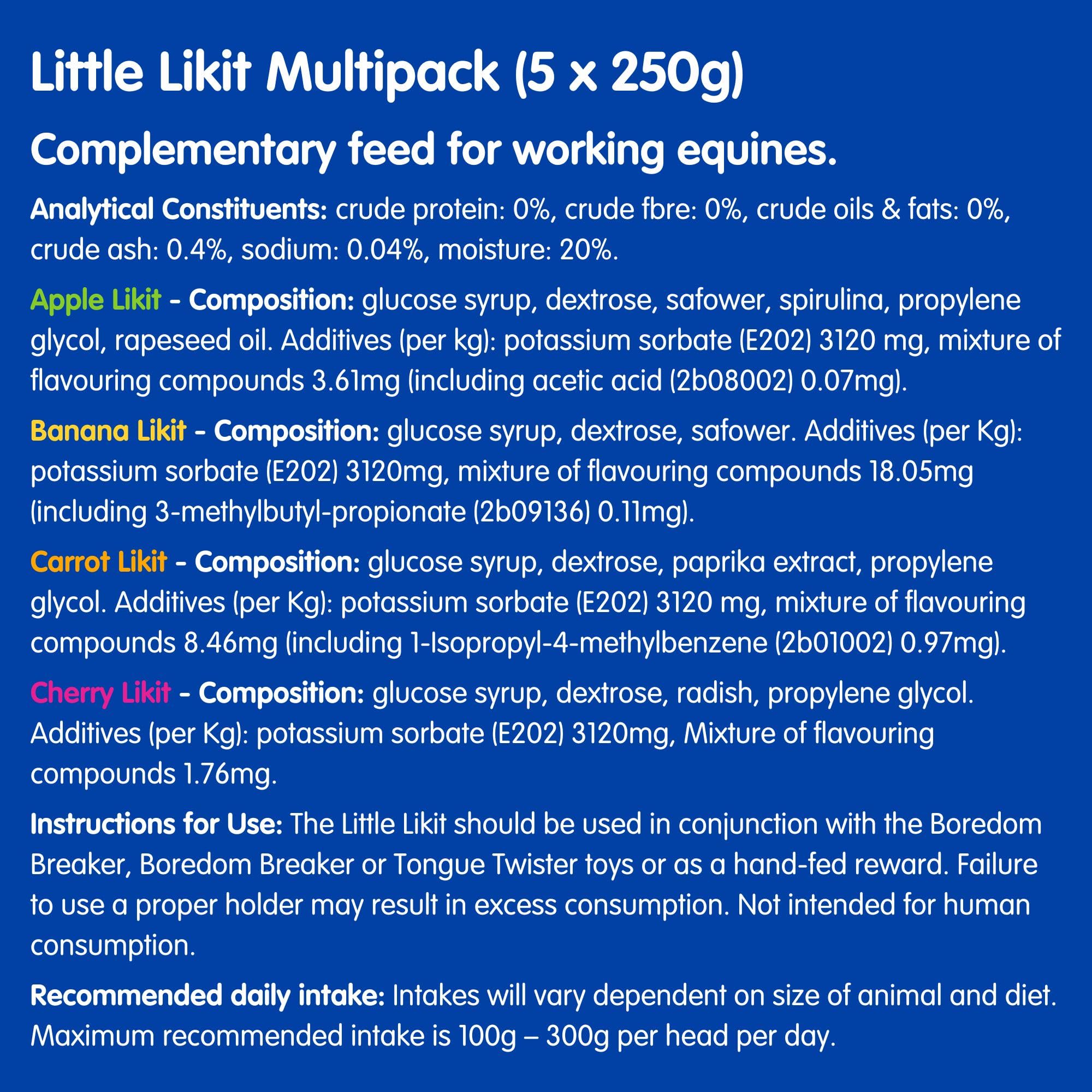 Likit Little Likits assorted-pack-08 offers eight visual flavors for enrichment.
