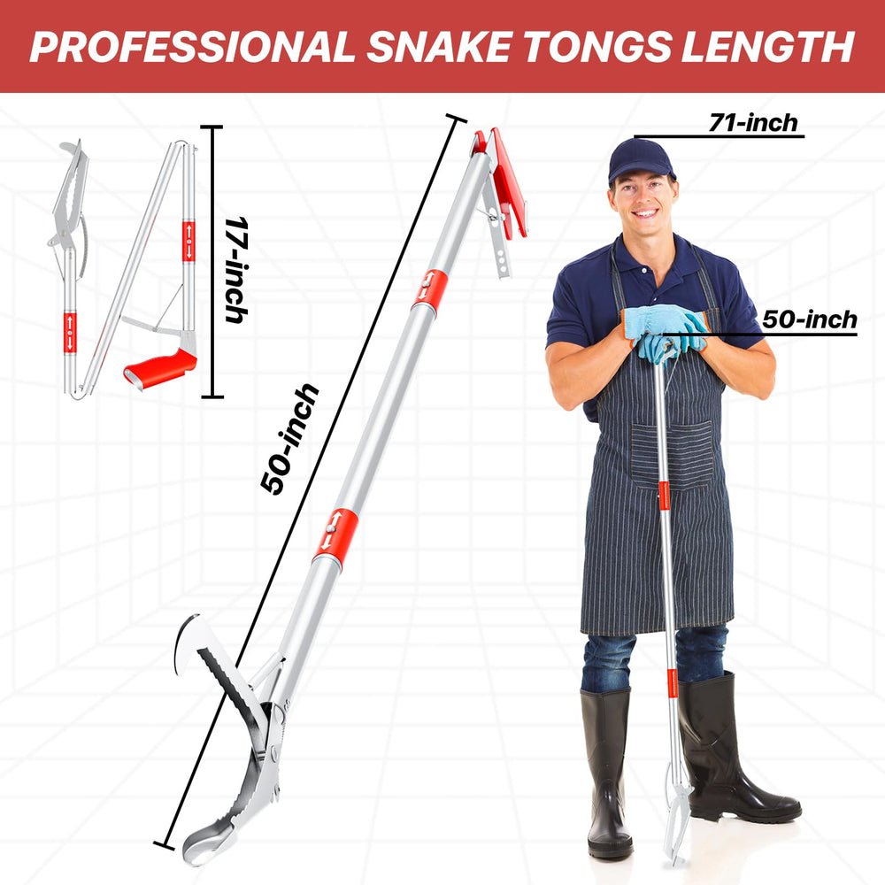 Collapsible snake catcher tool by Likorlove for easy transport