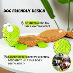 Lilfrd turtle corduroy bumps aid dental care and durable stitching for longevity.