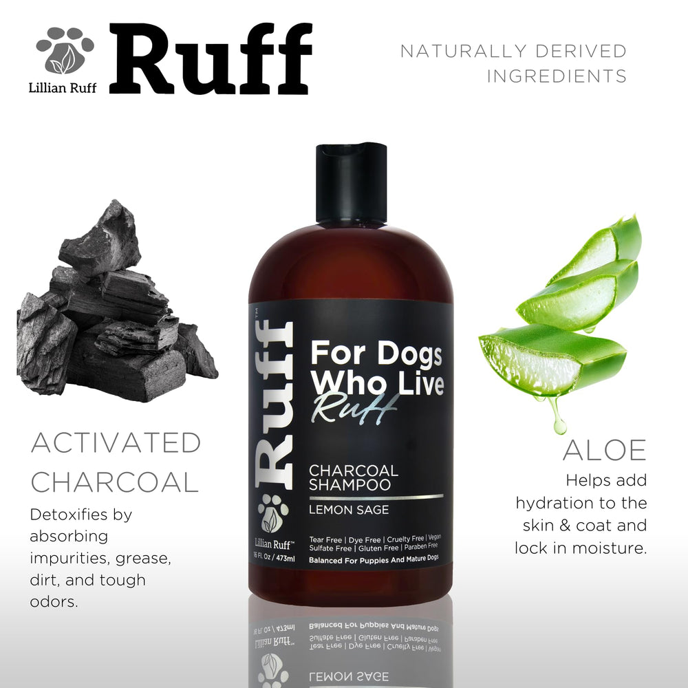 Lillian Ruff odor-control action captures lingering smells for a refreshed dog