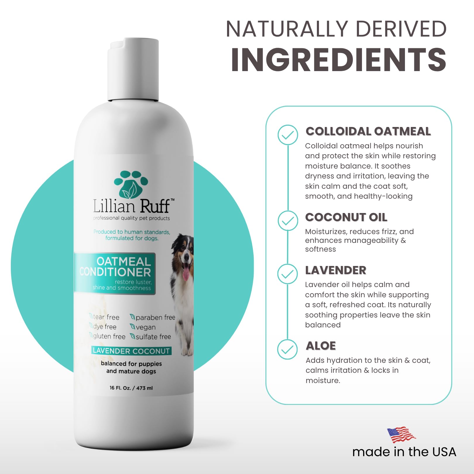 Lillian Ruff PRO conditioner with brush demonstration for even application