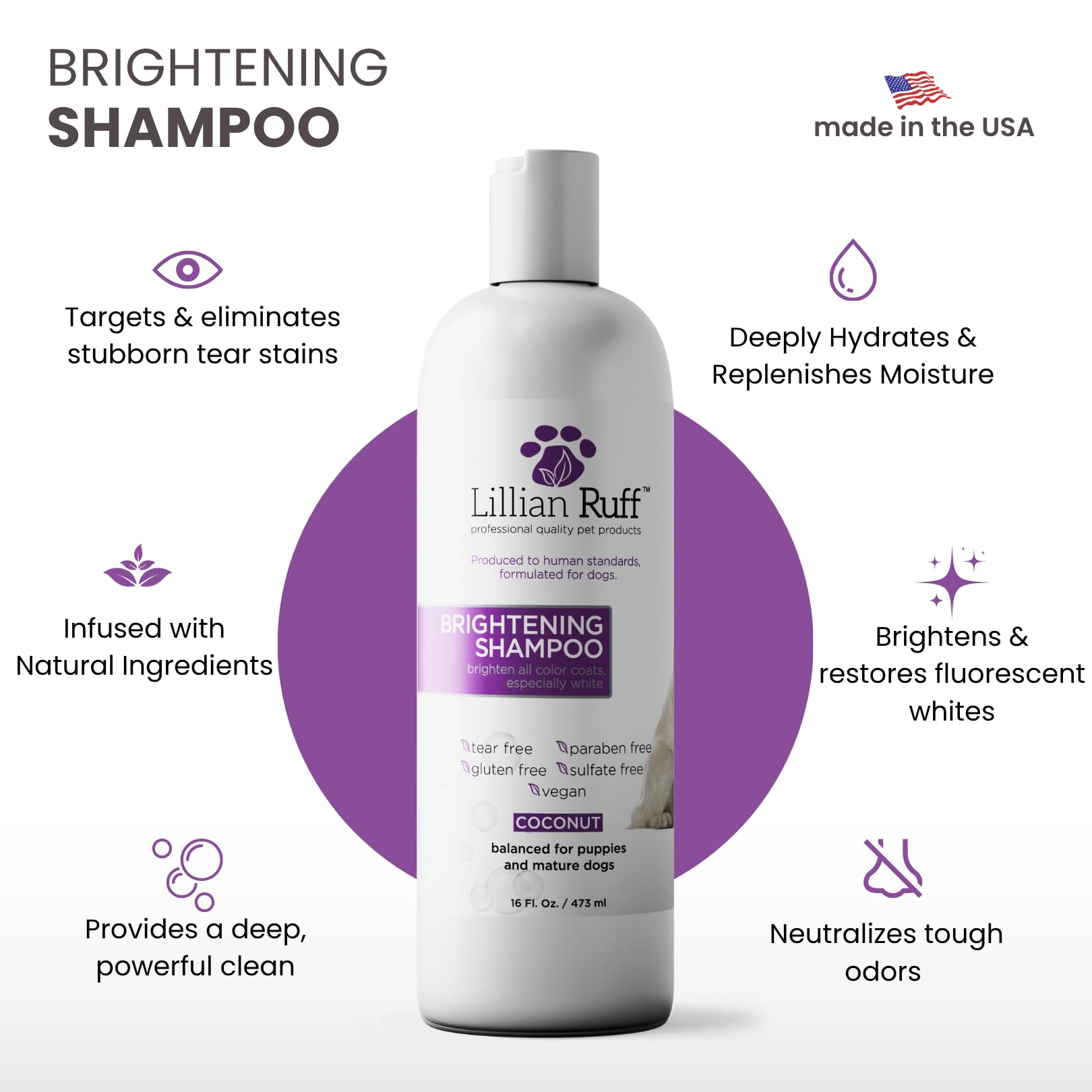 Lillian Ruff PRO Formula packaging highlights professional-grade whitening and safe ingredients.