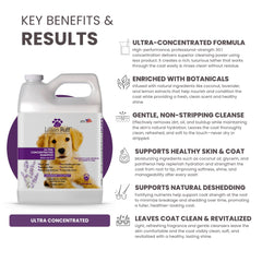 Lillian Ruff Pro lavender aloe highlights calming scent for dogs.