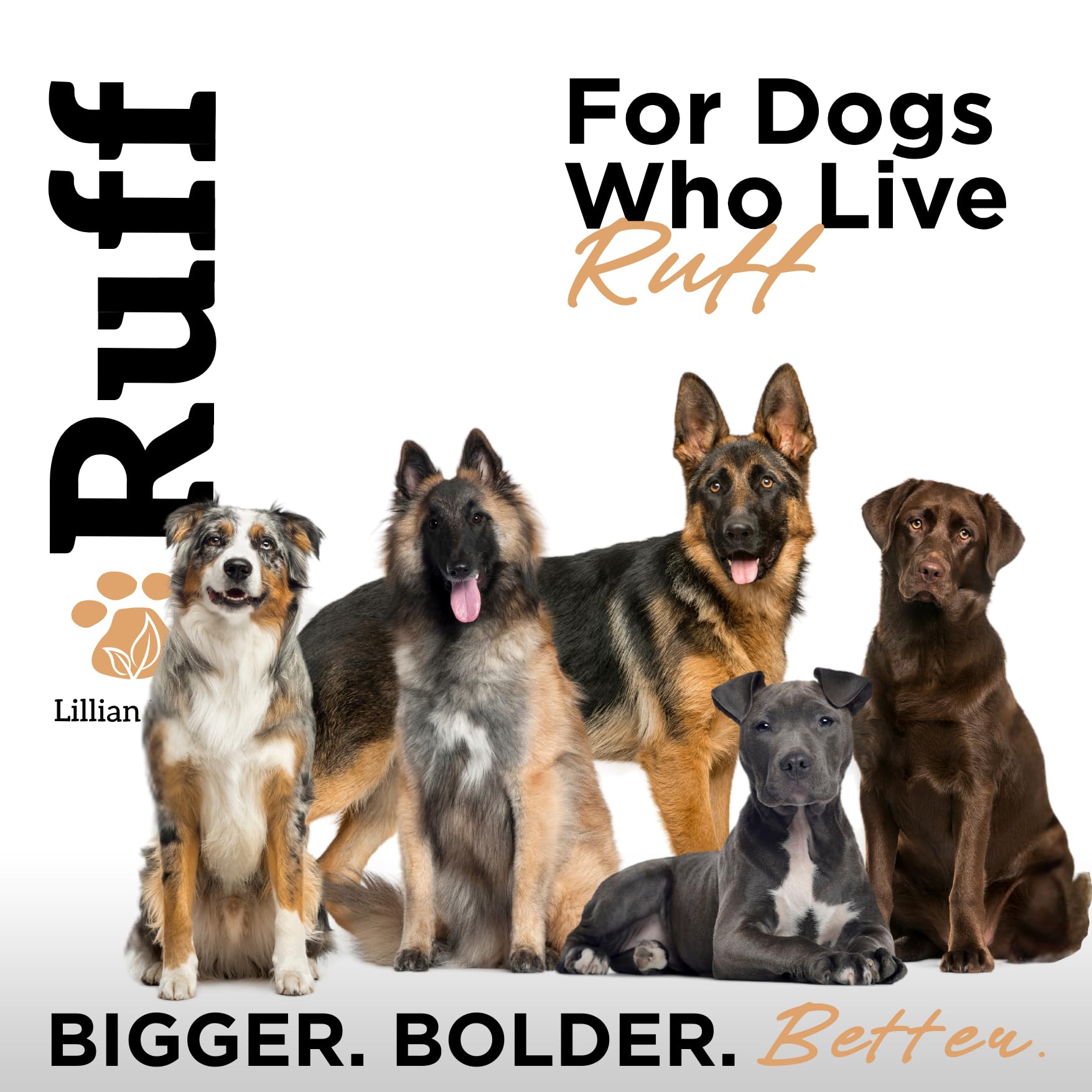 Lillian Ruff RUFF USA-made badge highlights domestic production and quality.