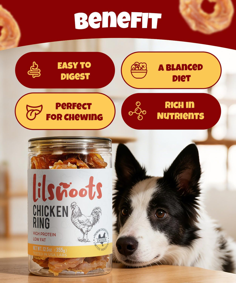 LILSNOOTS dog chewing rings highlight calm chewing and longer engagement.