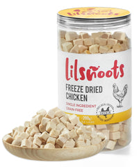 LILSNOOTS freeze-dried chicken treats bag for convenient training rewards.