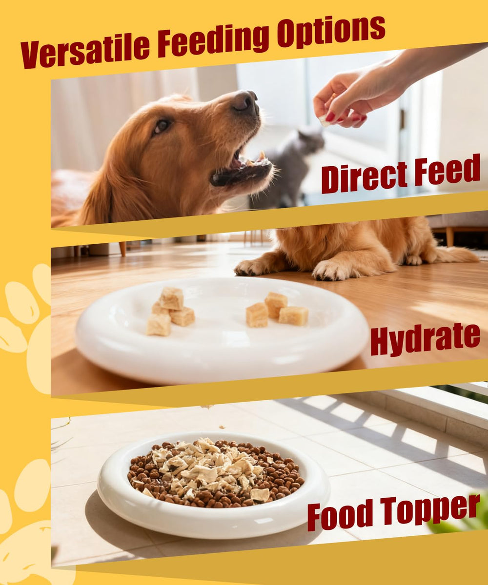 LILSNOOTS treats suitable for dogs and cats in multi-pet homes.
