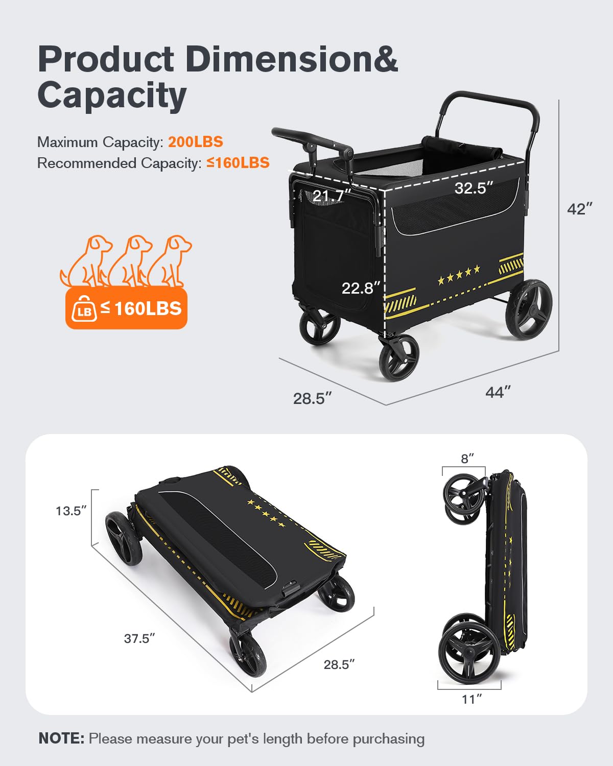 LINCAE All-Terrain Stroller rear wheels deliver stable traction across terrains.