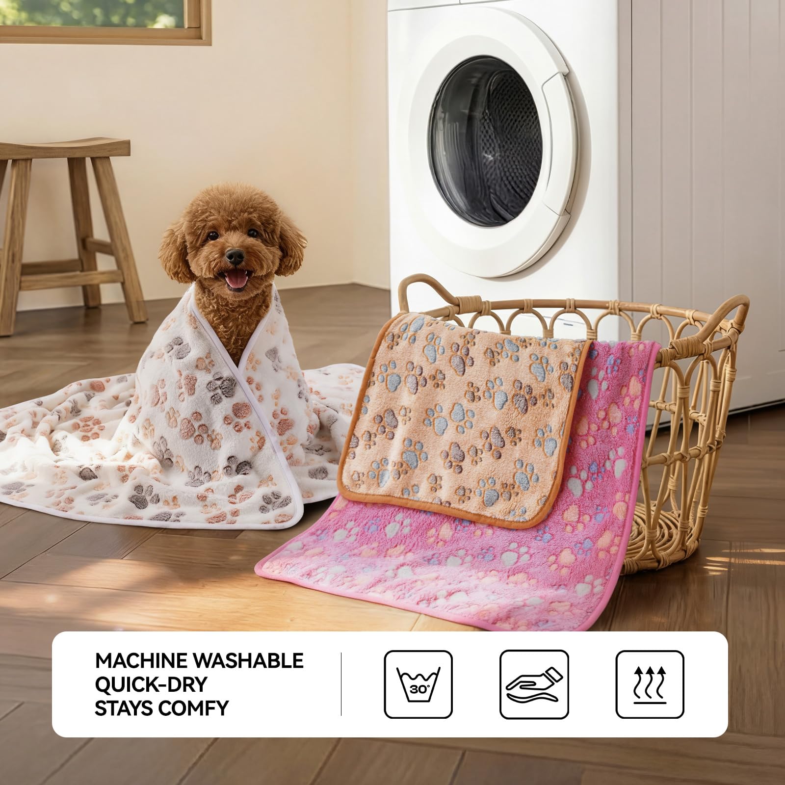 LINENLUX pet blanket ideal for home, car or travel protection.