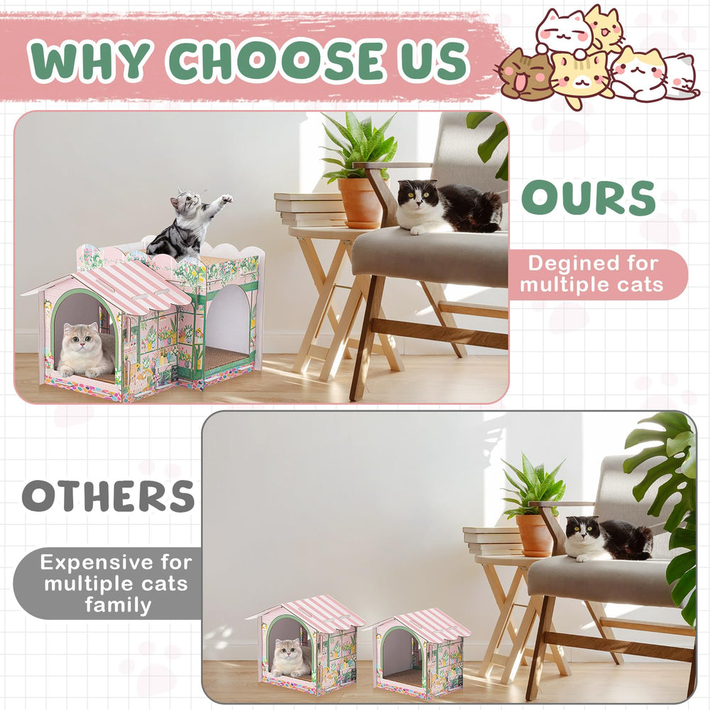 Lineshading five-layer cardboard construction emphasizes durability and scratch resistance.