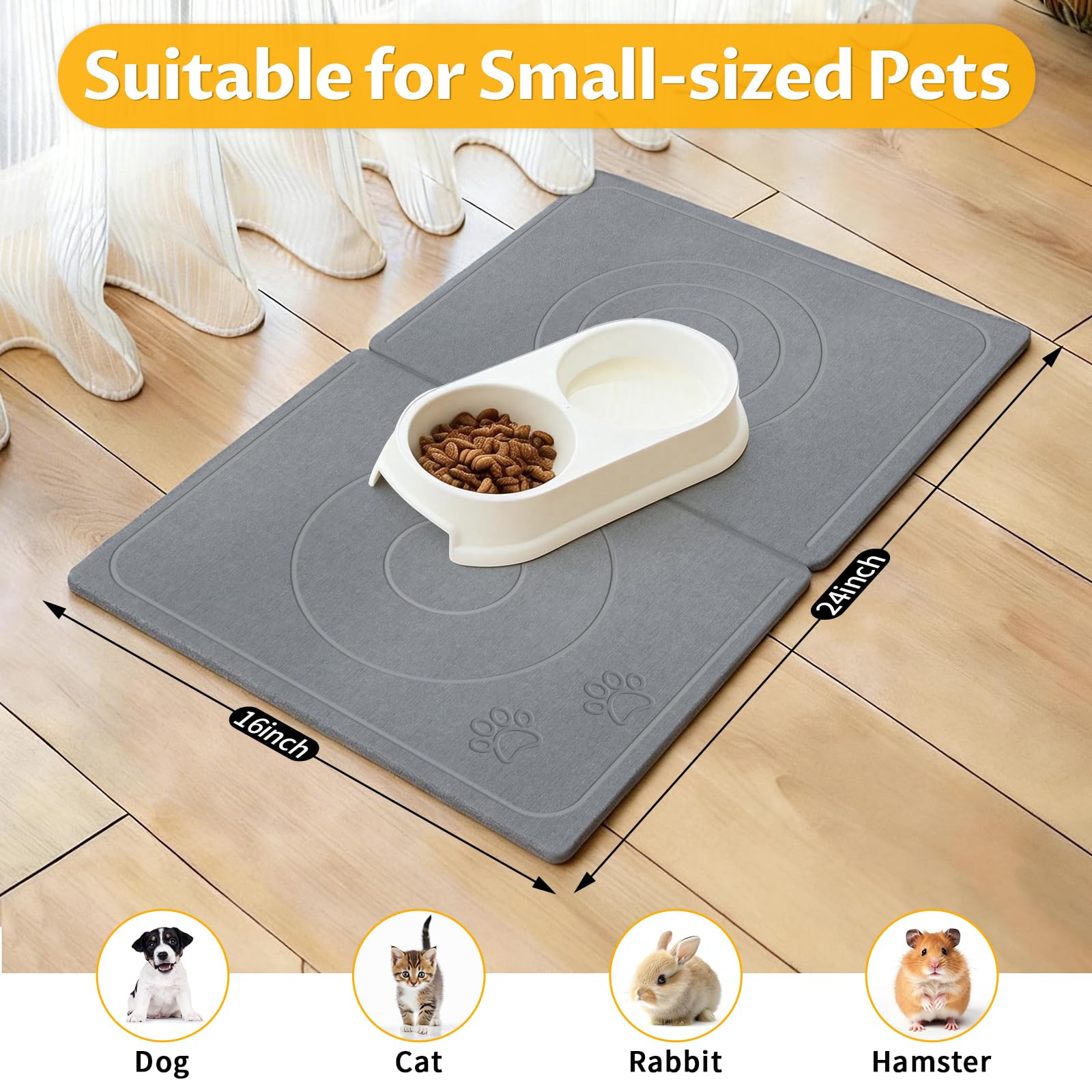 Linidcoud versatile mat doubles as cooling and kitchen drying surface