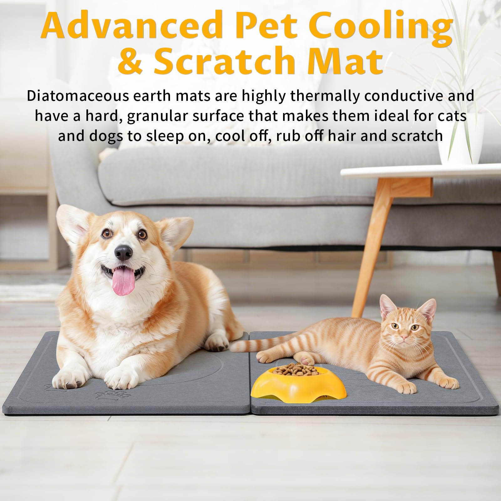 Linidcoud quick-dry mat absorbs spills and speeds evaporation