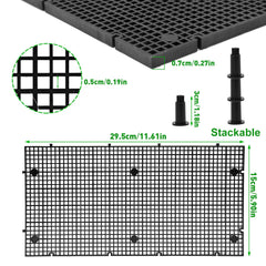 LINLAN aquarium grid divider demonstrating separation of fish groups.