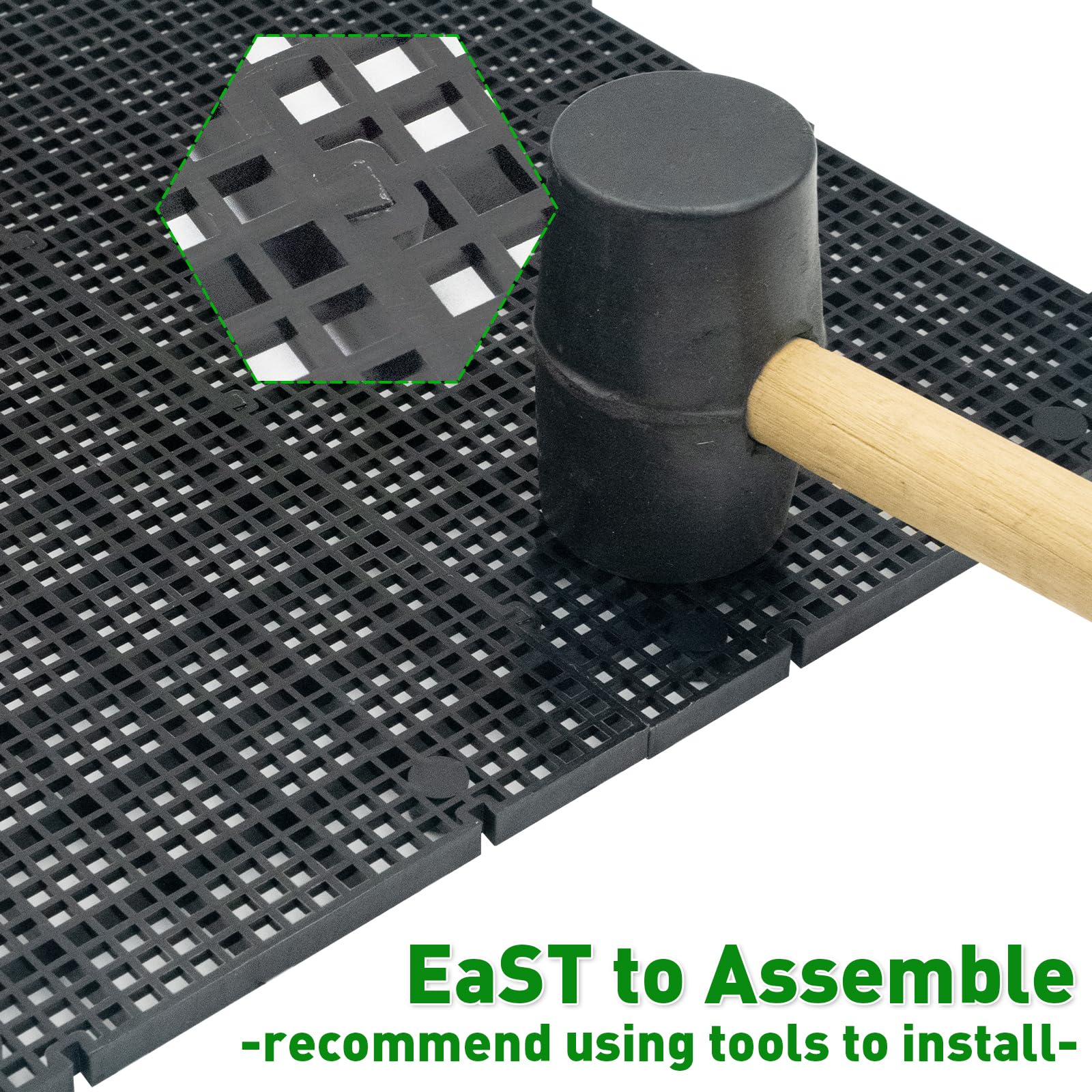 LINLAN egg crate for filtration improving media layout and water flow.
