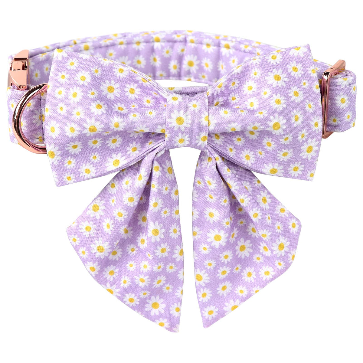 Lionet Paws Spring dog collar with sailor bow for a stylish, photo-ready look.