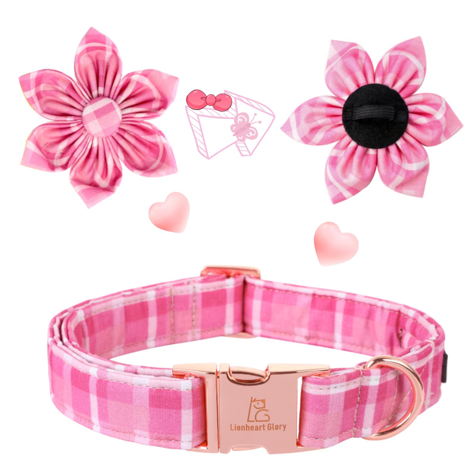 Lionheart Glory adjustable dog collar ensuring a secure, comfortable fit