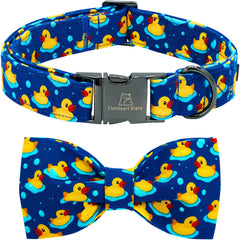 Lionheart Glory ducky-pattern collar for small dogs, daily outings