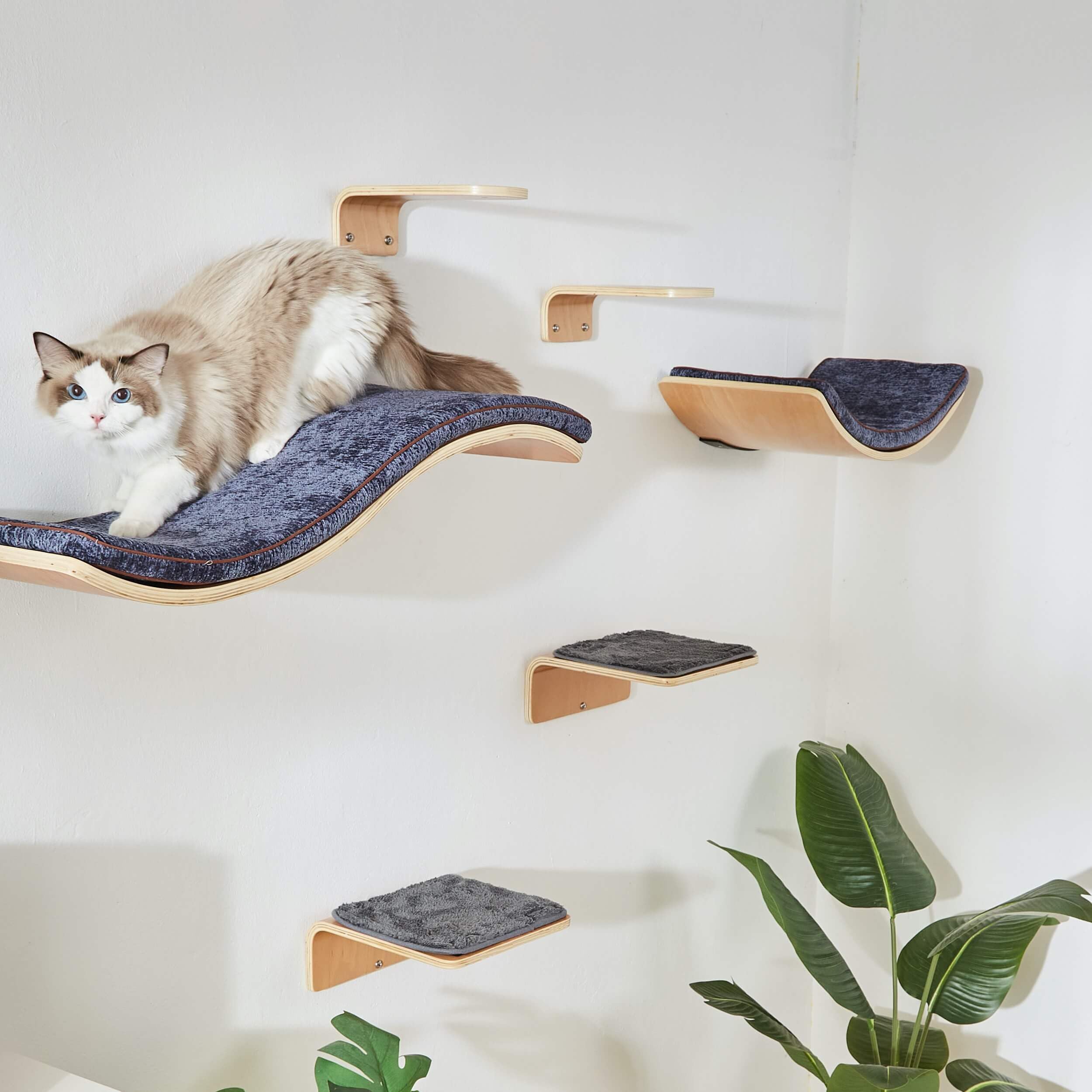 LIORCE faux lamb mat adds soft support during climbs and rests.