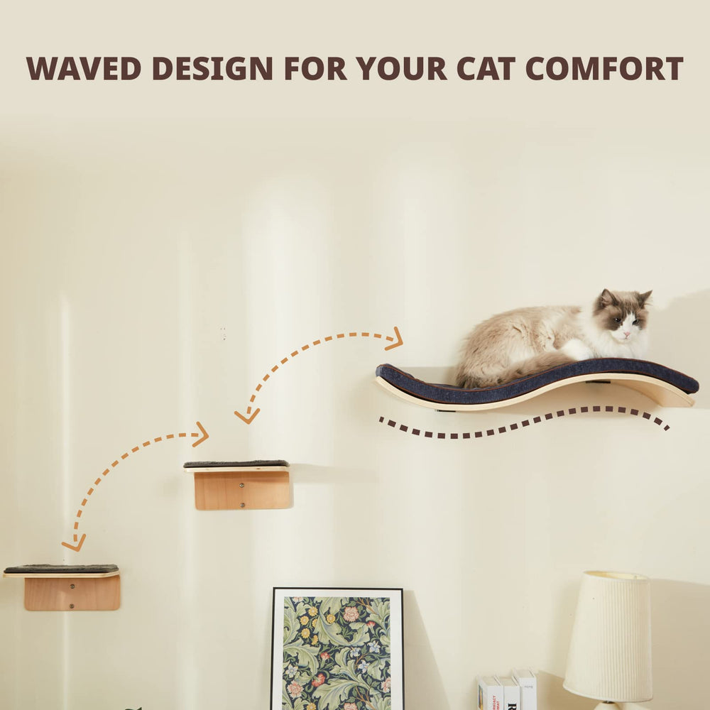 LIORCE wave bed with cushion offers comfortable elevated lounging