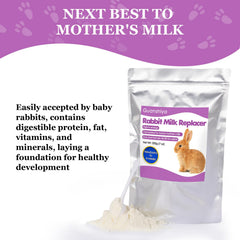 Liovsiso rabbit milk replacer dissolves easily for gentle feeding in newborns