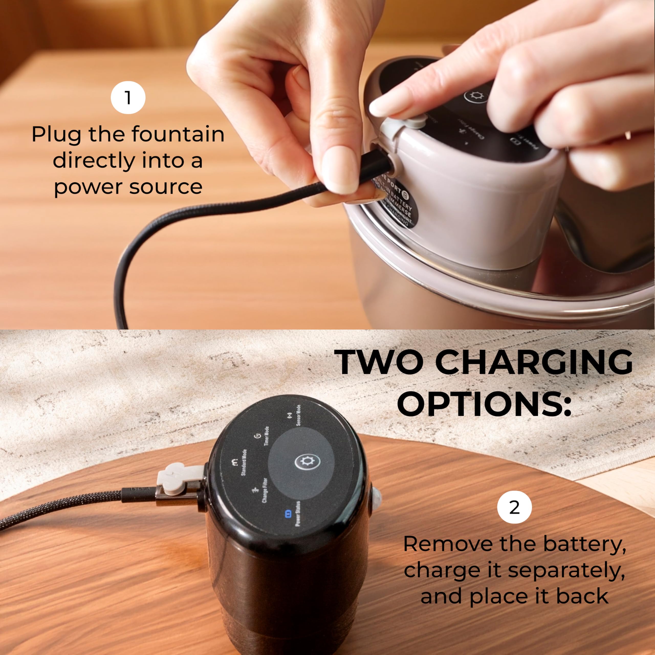 LIPPUP top-rack dishwasher-safe parts simplify easy maintenance.