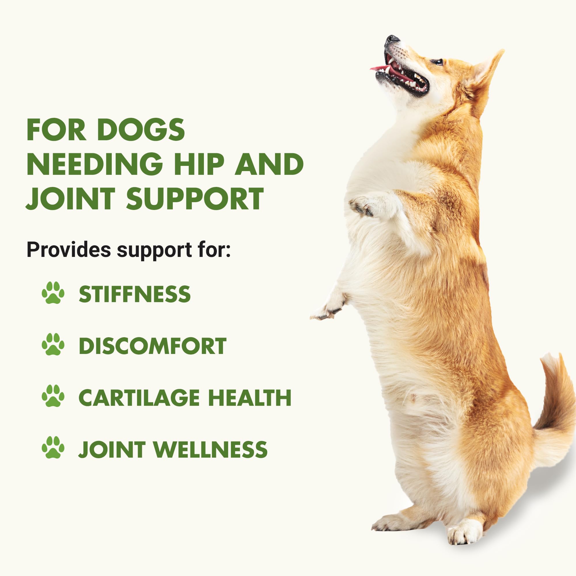 Liquid-Vet K9 Hip & Joint Advanced Formula highlights joint support ingredients.