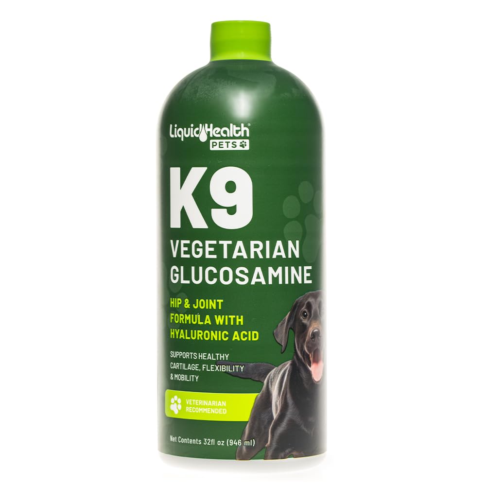 LIQUIDHEALTH 32oz bottle pour for canine joint support.