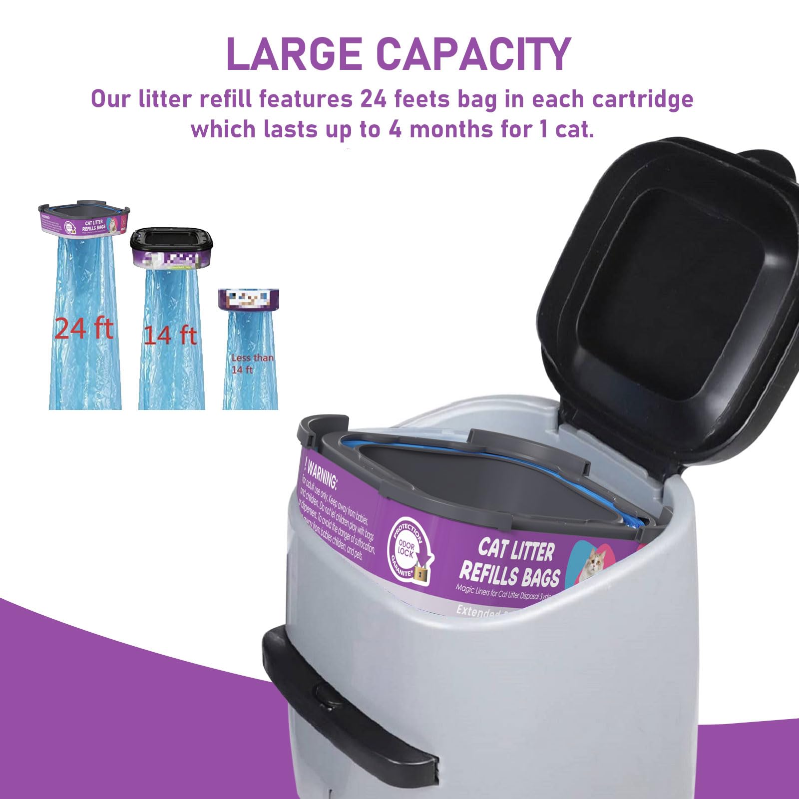 Lisyee durable, leak-proof bag material prevents spills