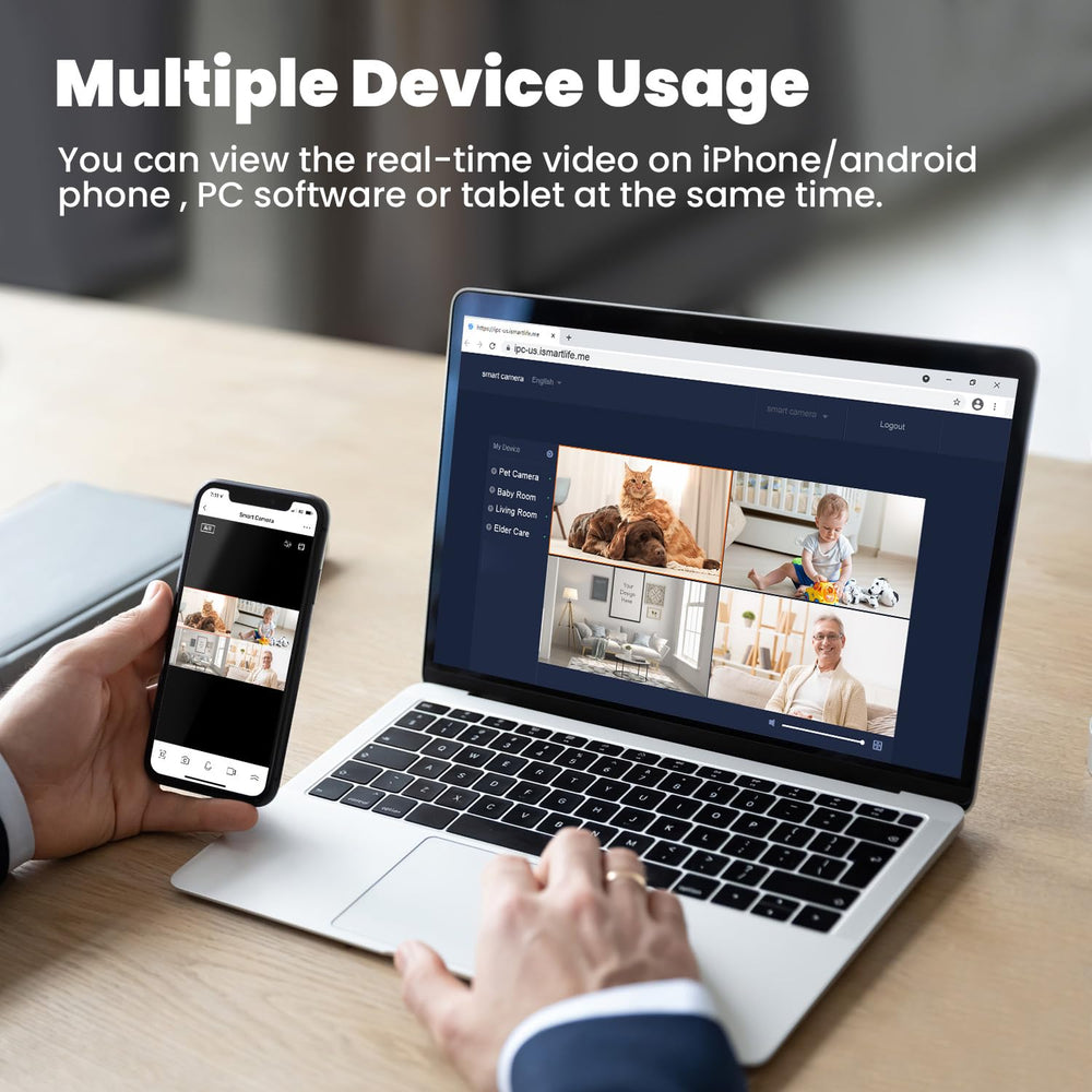 Litokam two-pack surveillance set provides flexible home coverage.