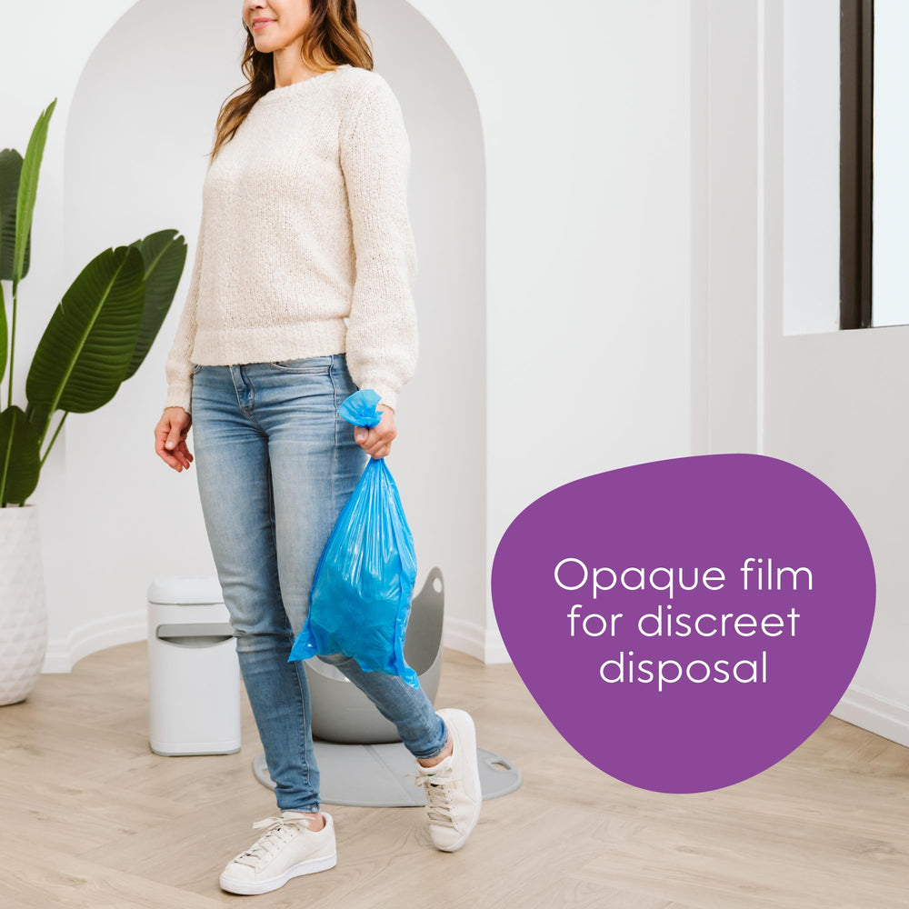Litter Genie Easy Roll compatible with Platinum pails for convenience.