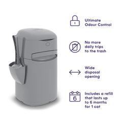 Litter Genie odour-barrier refill demonstrating odor protection.