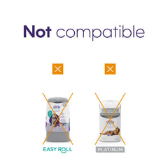 Litter Genie refill cut to size feature enables tidy cleanup.