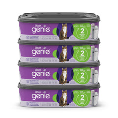 Litter Genie standard refill bags in a 4-pack, ready for long-term maintenance.