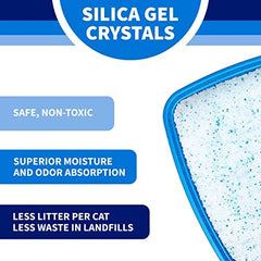 Litter Pearls low-dust formula keeps air cleaner and easier to breathe.