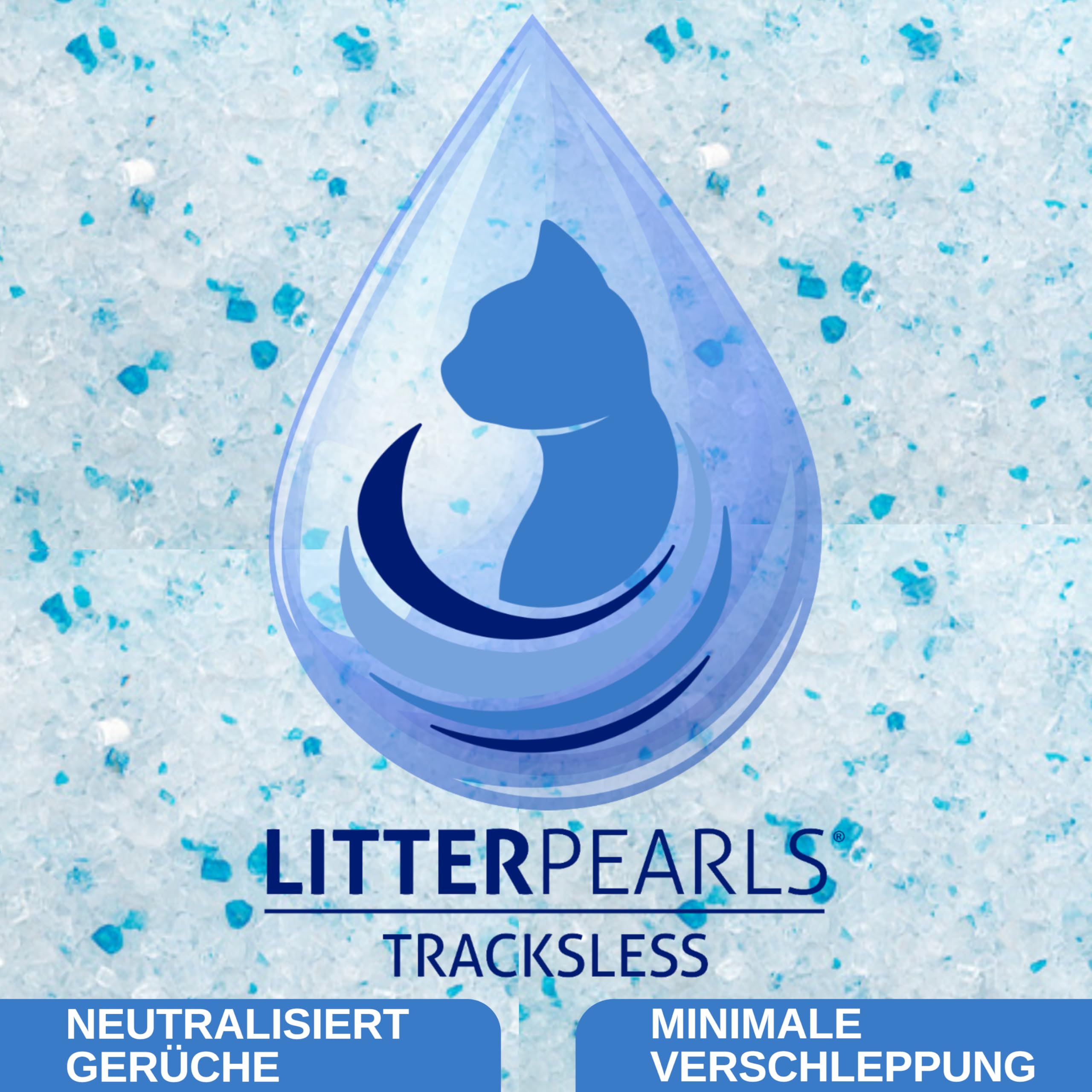 Litter Pearls with Odorbond odor-control technology for enduring freshness