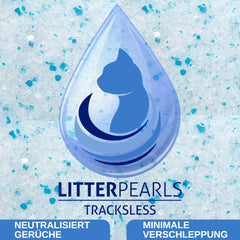 Litter Pearls with Odorbond odor-control technology for enduring freshness