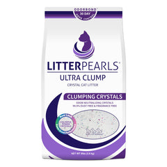 Litter Pearls Ultra Clump crystals enable easy scooping and strong odor control.