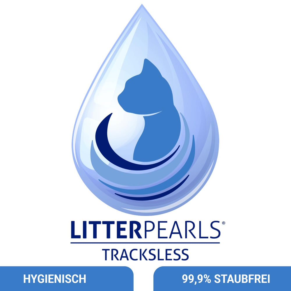 Litter Pearls unscented crystals provide a paw-friendly litter experience