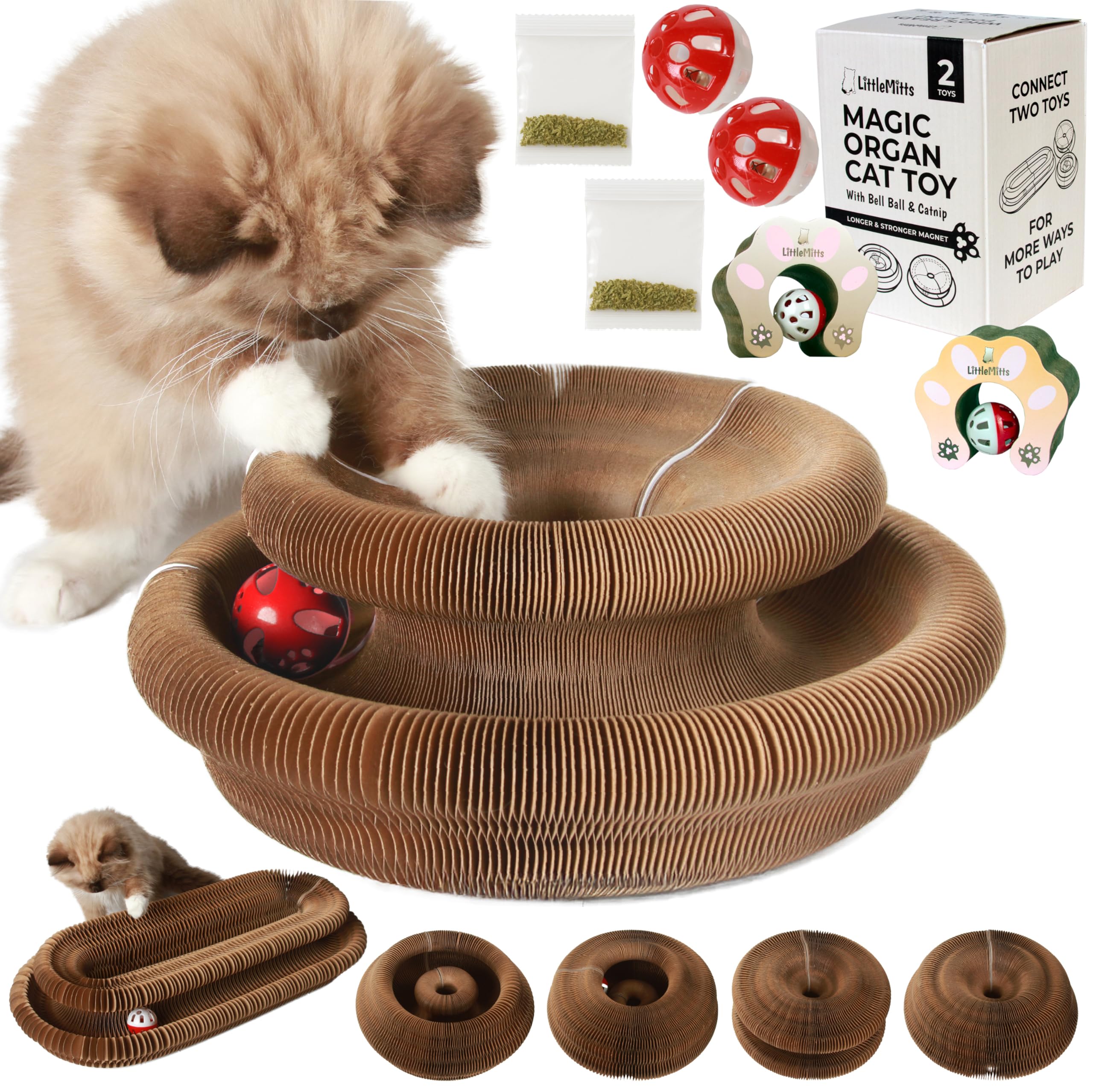 LittleMitts 2X Magic Organ cat Scratcher designed by experienced ragdoll breeders