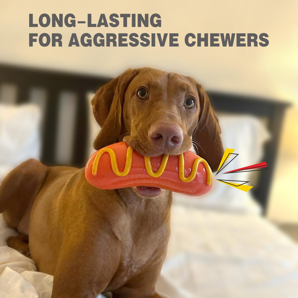 LiuMelinda tough rubber dog toy designed for powerful jaws