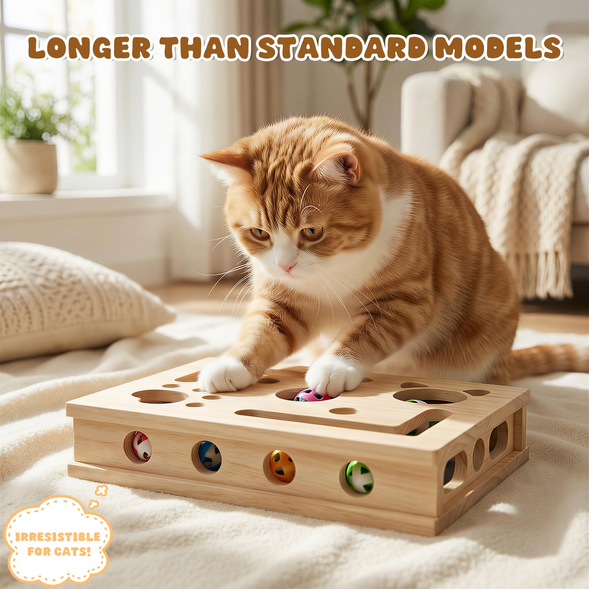 Livanira XL Cat Nail File Box top view highlights the large scratching surface.
