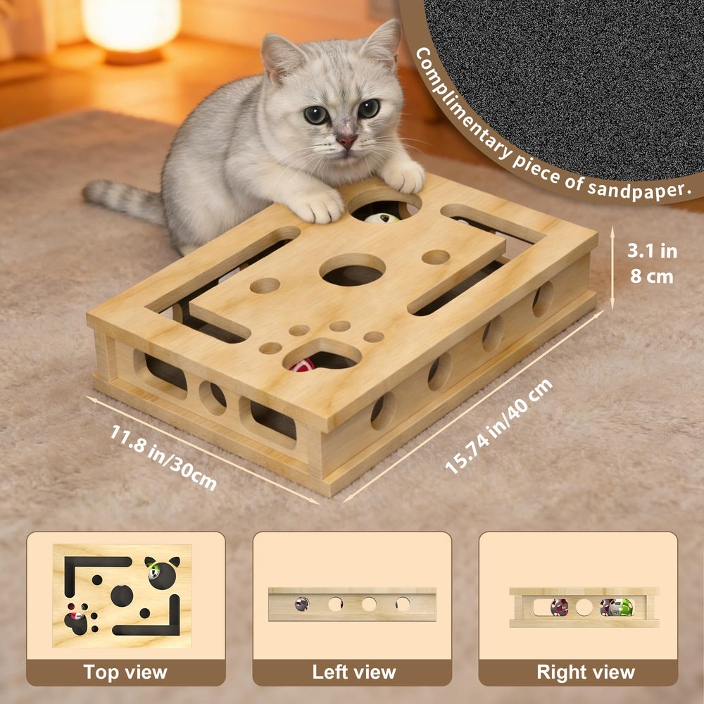 Livanira XL Cat Nail File Box full layout demonstrates size and design.