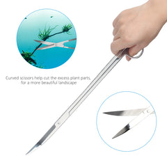Liveek 15.3-inch sand spatula shapes substrate for natural layouts.