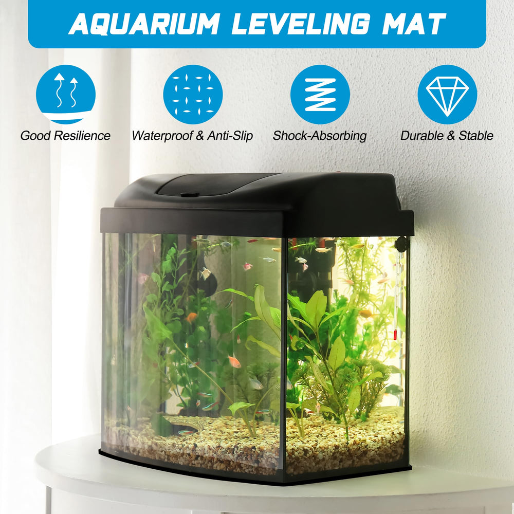 Liveek neoprene aquarium pad is durable and protects surfaces while reducing vibrations.